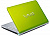 Sony VAIO VPC-Y21M1R Green + внешний DVD-RW вид сбоку