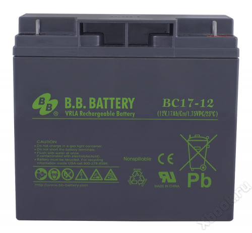 B.B.Battery BC 17-12 вид спереди