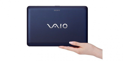 Sony VAIO VPC-W21Z1R Blue вид сверху