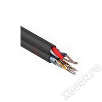 REXANT Мульти-кабель FTP 4PR 24AWG CAT5e + 2х0.75мм²., 200м., черный, OUTDOOR (01-4044)