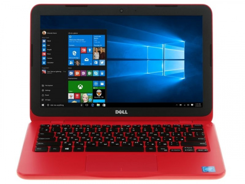 Dell Inspiron 3162-0545 Красный вид спереди